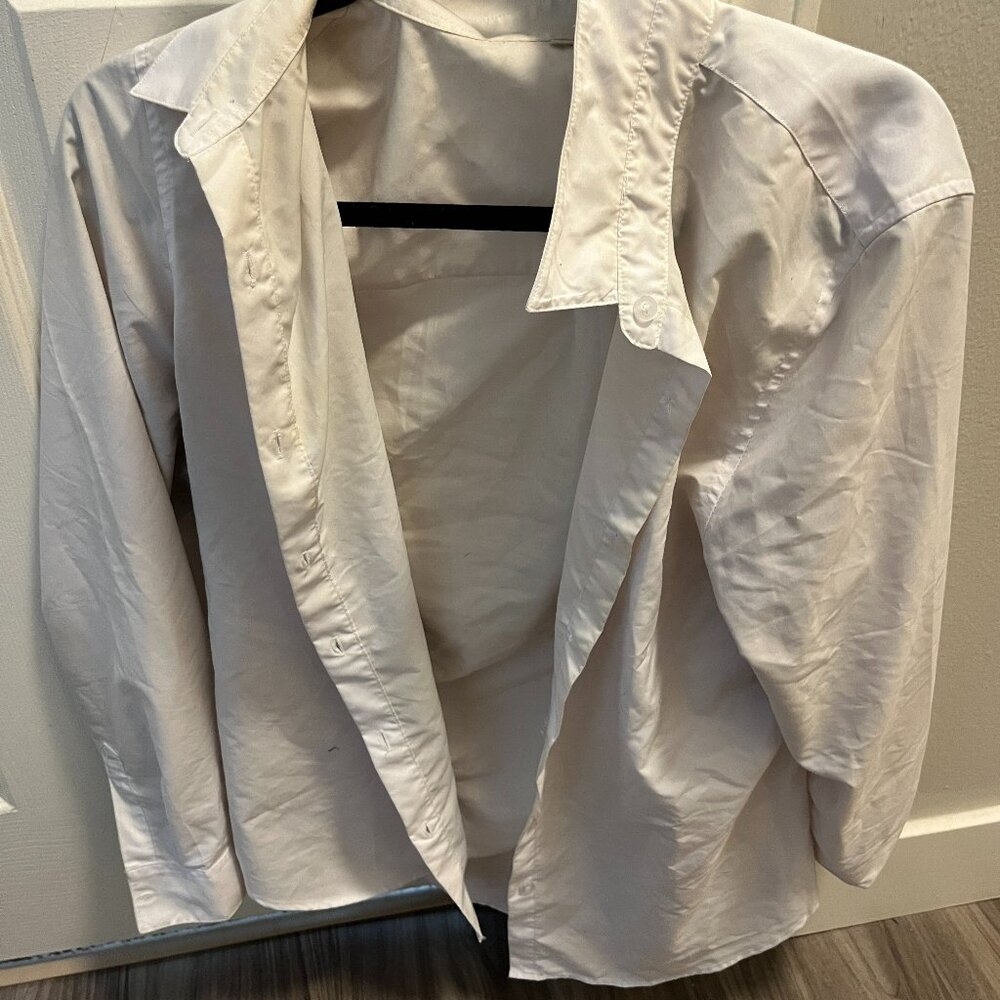 Large White Women's Shirt